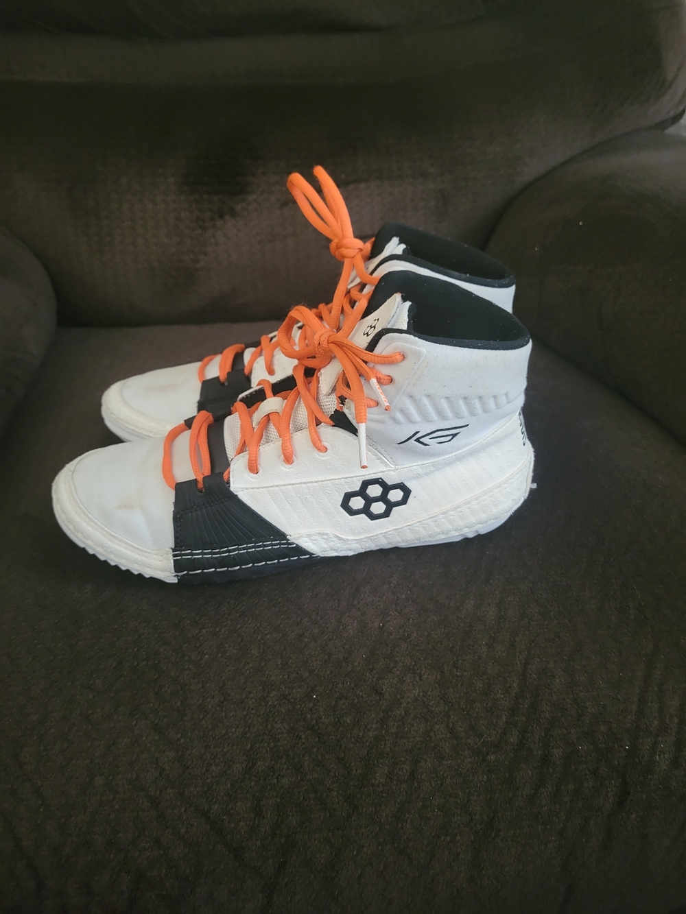 RUDIS KS Power Wrestling Shoes Imperial White Men’s 9.5 / Women’s 11